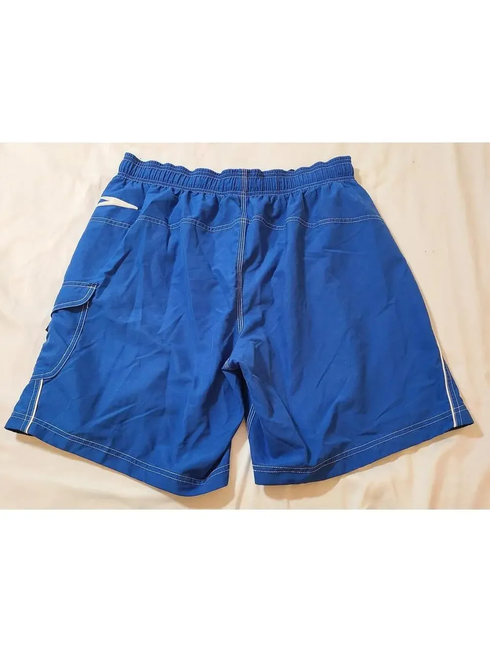 Speedo Swimmimg Shorts Mens Size Large Blue Surfing Trunks Beach Coastal Sports